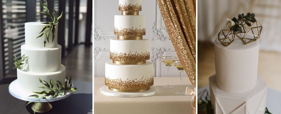 Лаконичный торт на свадьбу 2022